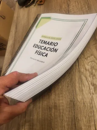 Temario Oposiciones Educación Fisica