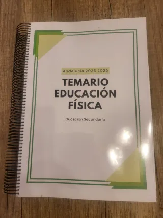 Temario Oposiciones Educación Fisica