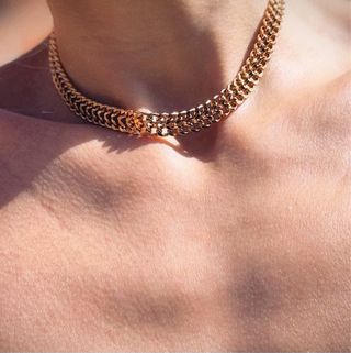 Gargantilla dorada Maria Pascual