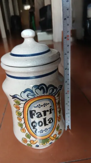Tarro Cerámico Antiguo Farmacia Farigola