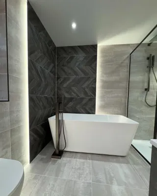 Reforma de baño moderno