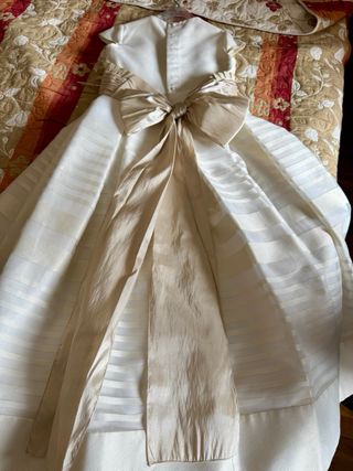 Precioso vestido de Comunión Niña Blanco. 8-9. 130