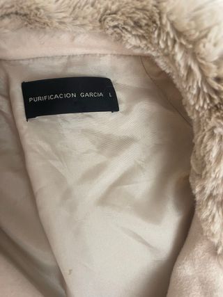 Abrigo Purificación García Beige.