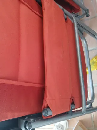 2 Sillas Plegables Naranja