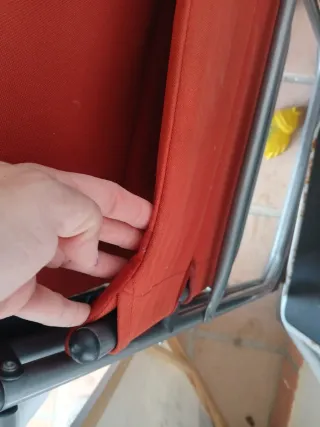 2 Sillas Plegables Naranja