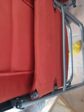 2 Sillas Plegables Naranja