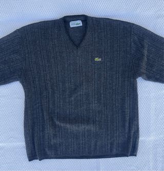 Jersey Lacoste Gris Vintage