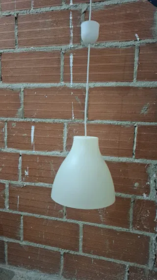 Lámpara colgante blanca ( 2 unidades )