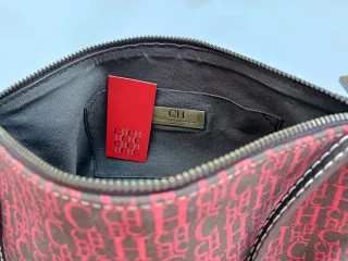 Bolso CH Carolina Herrera Rojo y Marrón