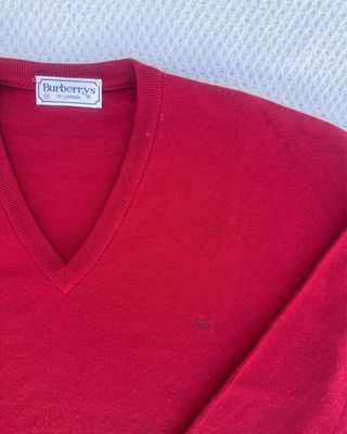 Jersey Burberry's London Rojo Vintage