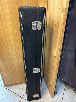 Custodia Sax Soprano Nera Legno