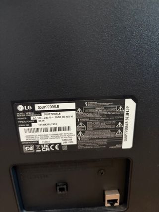 Smart TV 52” LG Negra