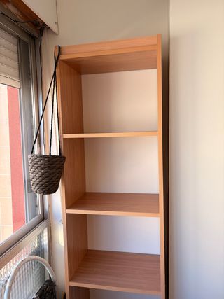 Estantería de madera de 4 baldas