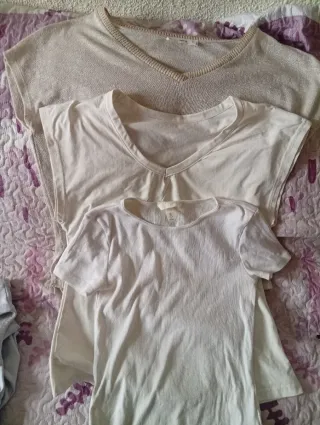 Lote 5 Camisetas Talla M/S Elásticas. 2x1