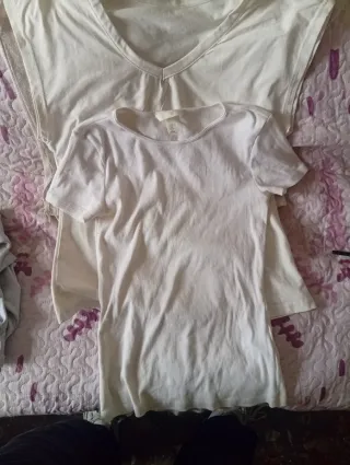 Lote 5 Camisetas Talla M/S Elásticas. 2x1