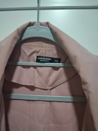 Gabardina rosa nude 2XL