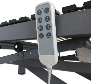 Cama geriátrica hospital con carro elevador