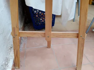 Trípode de madera para pintar