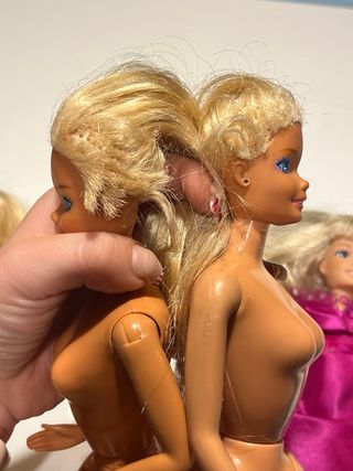 Lotto 5 bambole Barbie e Frozen