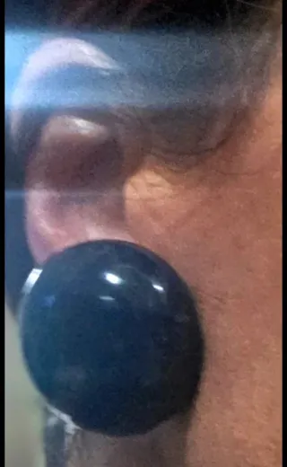 Orecchini vintage clip bottone anni '40