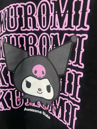 Vestido Kuromi Negro con Cuello Blanco