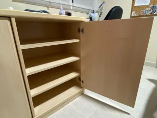 Mueble auxiliar madera 2 puertas