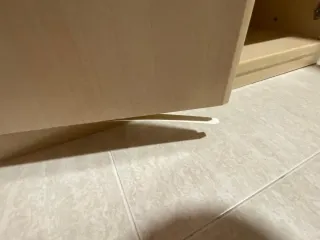 Mueble auxiliar madera 2 puertas