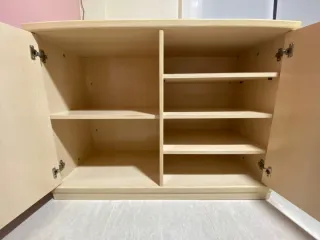 Mueble auxiliar madera 2 puertas