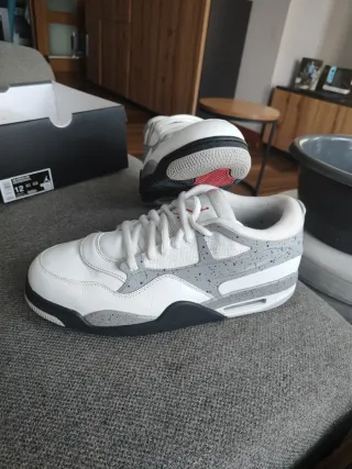 Jordan 4 RM Zapatillas Grises y Blancas