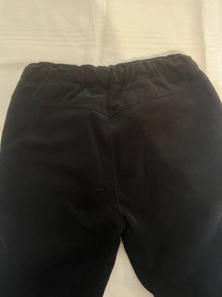 Pantaloni velluto a coste neri taglia S