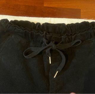 Pantaloni velluto a coste neri taglia S