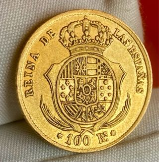 100 Reales Isabel II 1854 Madrid
