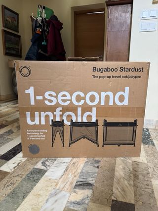 Cuna de viaje Bugaboo Stardust como nueva