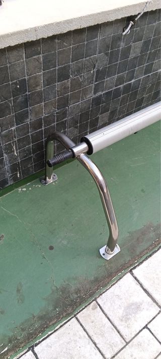 Enrollador Cubierta Piscina Metal y Plástico