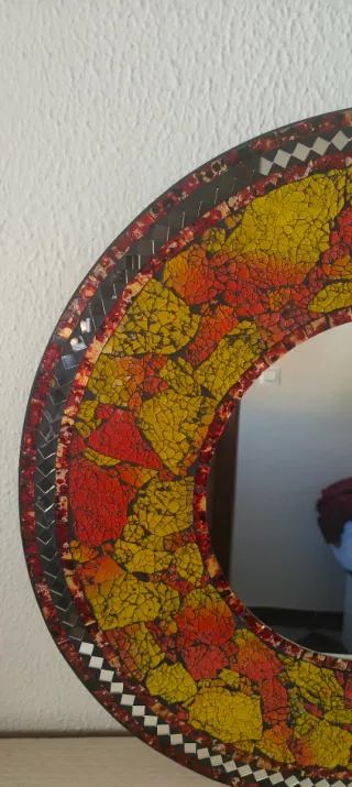 Espejo Mosaico Redondo 60cm