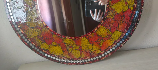 Espejo Mosaico Redondo 60cm