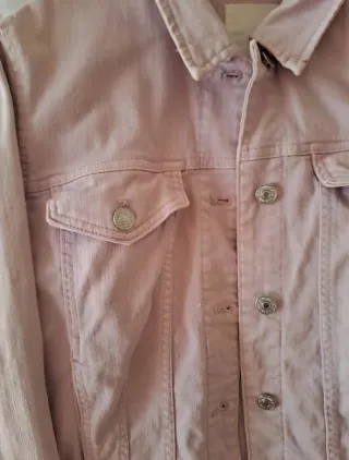 Chaqueta vaquera lila