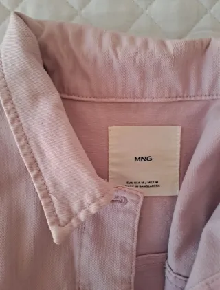 Chaqueta vaquera lila