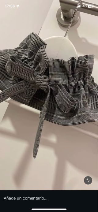 Cuello escocés para mujer “príncipe de Gales”