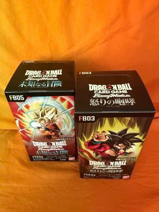 Dragon Ball Fusion World FB03 FB05 Card Game Manga