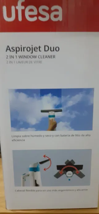 Limpiacristales Ufesa Aspirojet Duo
