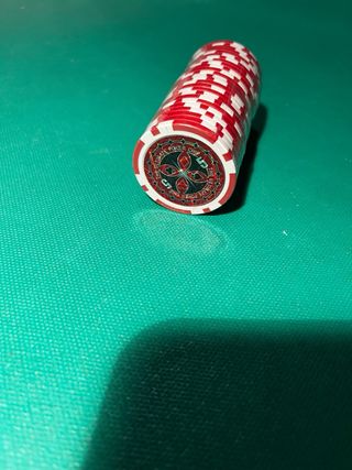 25 Fiches Chips Poker