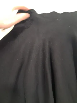 Falda niña lana negra