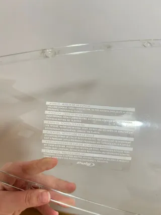 Cúpula Puig Yamaha Transparente