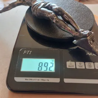 Jesucristo antiguo bronce plateado