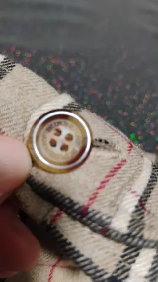 Gonna Burberry a quadri beige