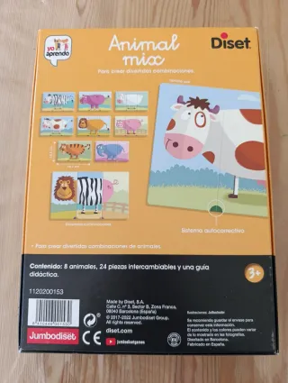 Juego educativo Animal Mix Diset