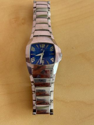 Reloj Lotus Azul y Plateado