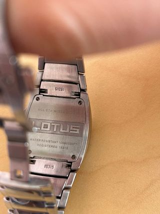 Reloj Lotus Azul y Plateado