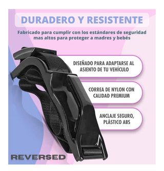 Adaptador cinturón seguridad embarazadas